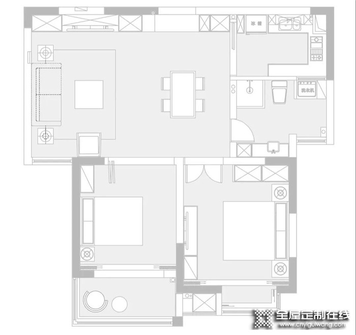 帥太全屋定制案例分享：88㎡的現(xiàn)代簡(jiǎn)約風(fēng)裝修，每處細(xì)節(jié)都超羨慕！