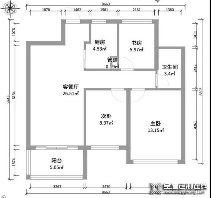 亞丹設計案例：90m²的新婚夫婦的有愛之家，簡約又時尚