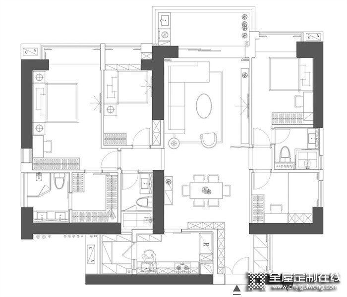 米索全屋定制 | 訴說著溫馨空間，令空間更顯舒適感