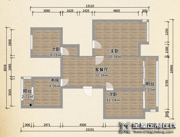 帥太全屋定制|90㎡小戶型，現代輕奢風也能安排上！