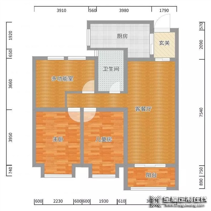 這是什么神仙設計？優格全屋定制90㎡的小戶型，也能裝出輕奢法式風，太亮眼了！