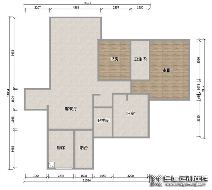 勞卡全屋定制 120㎡現(xiàn)代輕奢三房，空間“0”閑置，看完想住進(jìn)她家