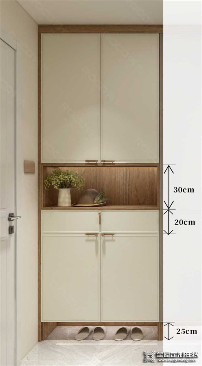 勞卡全屋定制 | 把握好門廳柜裝修尺寸，令進門的空間變得整潔！
