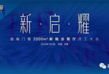 新·啟·耀 | 熱烈祝賀易高門窗2000㎡新概念展廳開工大吉！